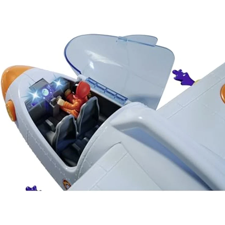 SIMBA Feuerwehrmann Sam Fire Swift Rettungsflugzeug, 42 cm mit Licht- und Soundeffekten, inkl. Seilwinde und Figuren – Bild 6