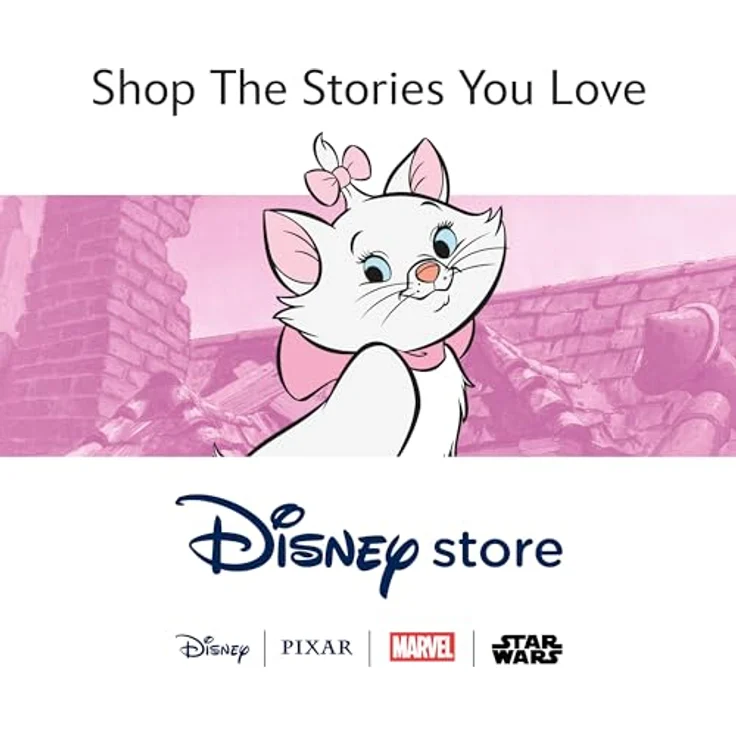 Disney Store Marie Mini Bean Bag Kuscheltier, Aristocats, 19cm, mit 3D-Pastellschleifen und gestickten Gesichtszügen – Bild 5