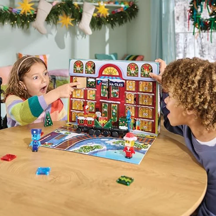 Magna-Tiles Advent Calendar mit microMAGS (90363) – Kreatives Spielzeug zur Förderung von STEM-Fähigkeiten, 24 magnetische Bausteine – Bild 4