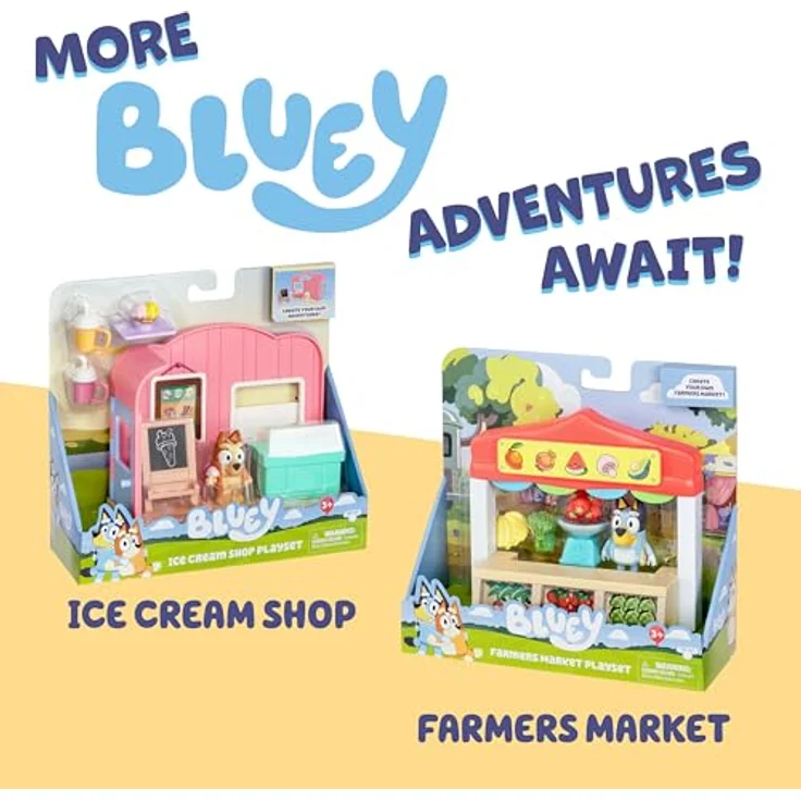 Moose Bluey Minifiguren Spielset Bluey & 4WD Auto mit coolen Sonnenbrillen und beweglicher Figur – Bild 7