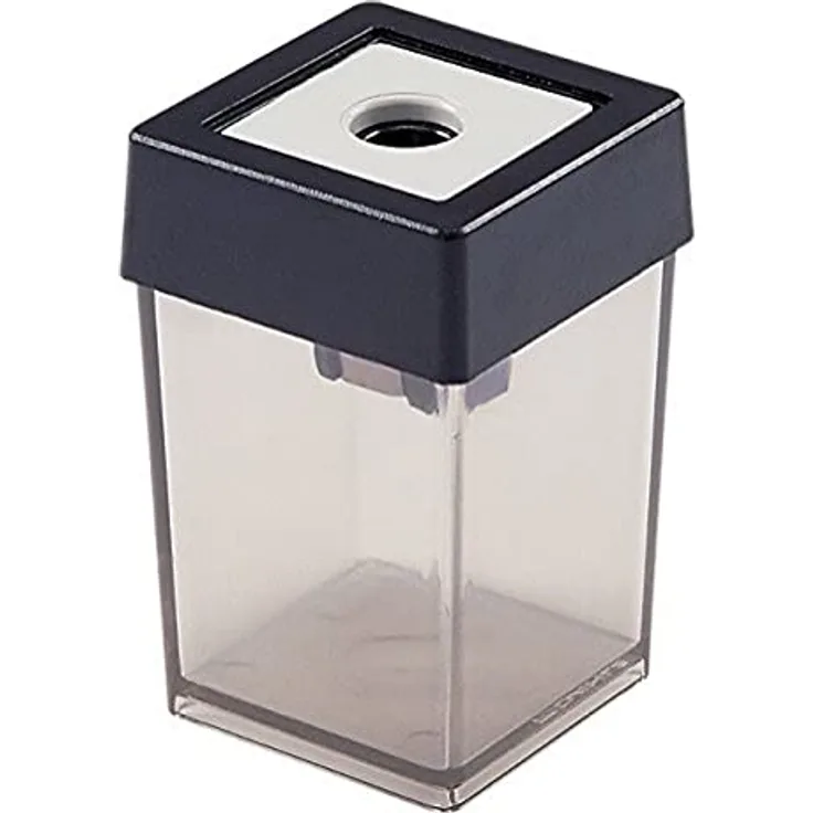 Dahle Bürotechnik Dosenspitzer Dahle 53461, Für Blei- und Farbstifte bis 8 mm Ø, grau-transparent, 5 Stück