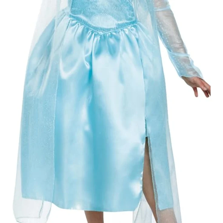 Disguise Disney Die Eiskönigin Elsa Kinderkostüm Classic, hellblau, Gr. S (4-6) – Bild 5