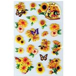 Bestlivings fröhlich Bunte Sticker zum Aufkleben, Stickerbögen mit Blumen, in vielen verschiedenen Motiven verfügbar (Design: Blumen 3) - Preisvergleich