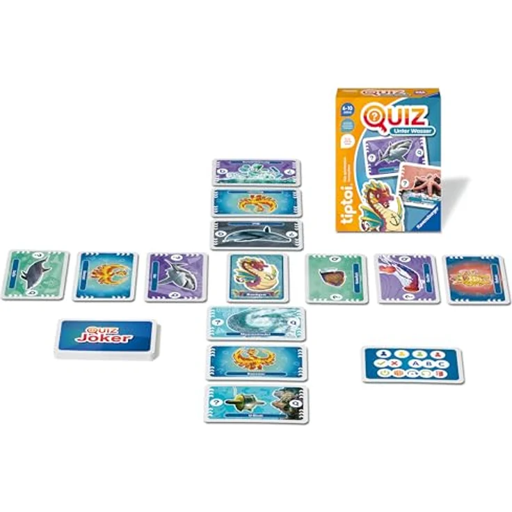 Ravensburger tiptoi® Quiz Unter Wasser, spannendes Lernspiel über die Unterwasserwelt, Made in Europe – Bild 2