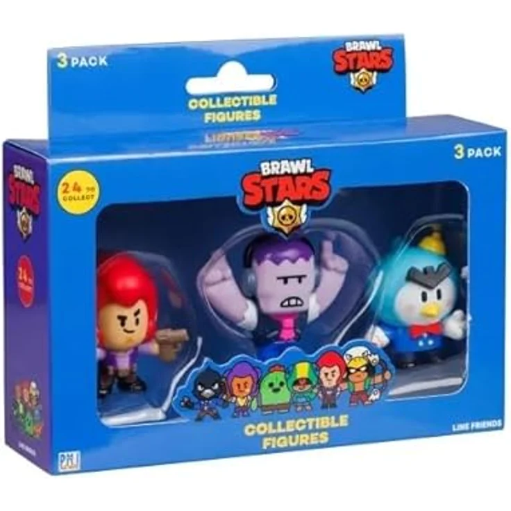 Brawl Stars Figure 3 pack window box S1, 1x Set, zufällige Auswahl – Bild 9
