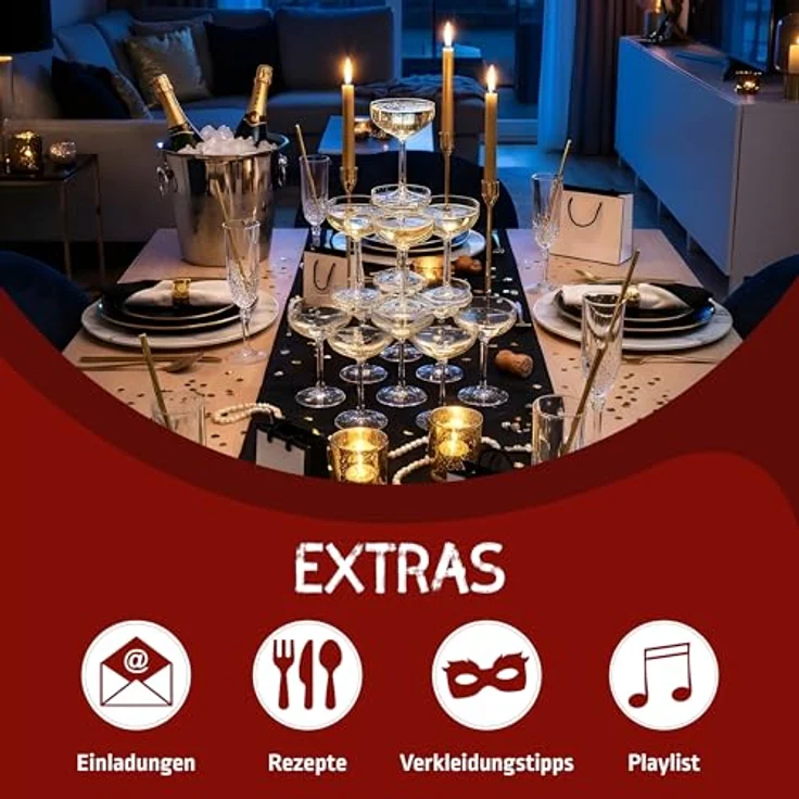 Mord bei Tisch Krimidinner, Der Luxusyacht Fall - Krimi Spiel für 4-6 Personen ab 16 Jahren mit flexiblen Rollen und Einladungslinks – Bild 8