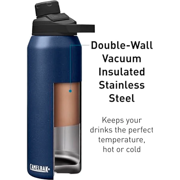 Camelbak Chute Mag Vacuum 1. 2l Navy, Größe 1,2 l - Becher & Trinkflaschen, Farbe Blau – Bild 3
