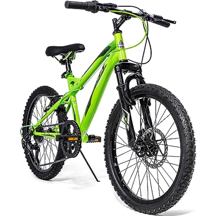 Huffy Extent Kids 20 Zoll Mountainbike, grün, M, 6-Gang-Schaltungssystem, geeignet für Kinder von 6-9 Jahren – Bild 2