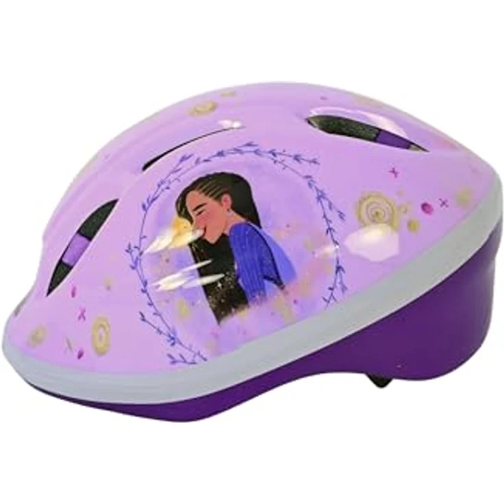 Fahrradhelm Kinder | Kinderhelm 3 Jahre | Gr. 52-56 | 220g Leicht | EPS Schaum | Klickverschluß & Belüftungsöffnungen | Sicher & Stylisch | TÜV/GS & CE EN 1078 geprüft (Disney Wish) – Bild 2