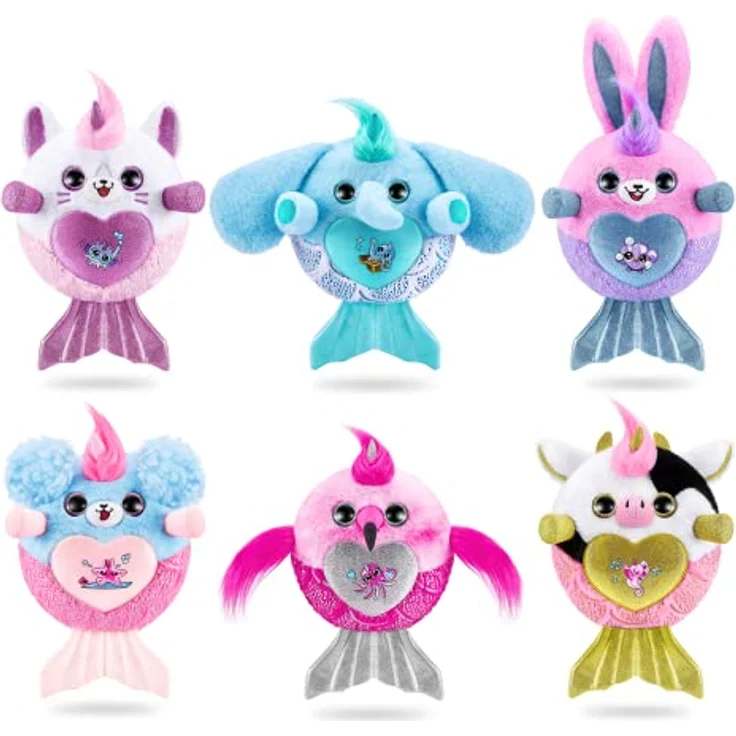 Rainbocorns Mermaidcorn Surprise Serie 7, Shelly Elefant, von ZURU, 28 cm Plüschtier, Meerjungfrau Spielzeuge für Mädchen (Elefant) – Bild 3