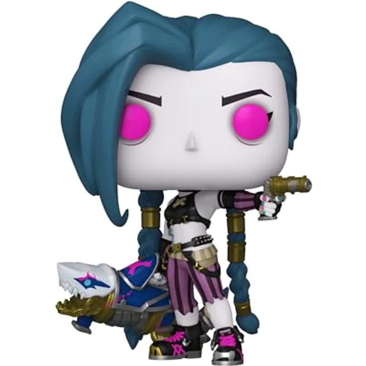 Funko Pop! Jinx (Arcane: League of Legends), Vinyl-Sammelfigur, 9,5 cm, ideales Geschenk für Sammler und Fans – Bild 2