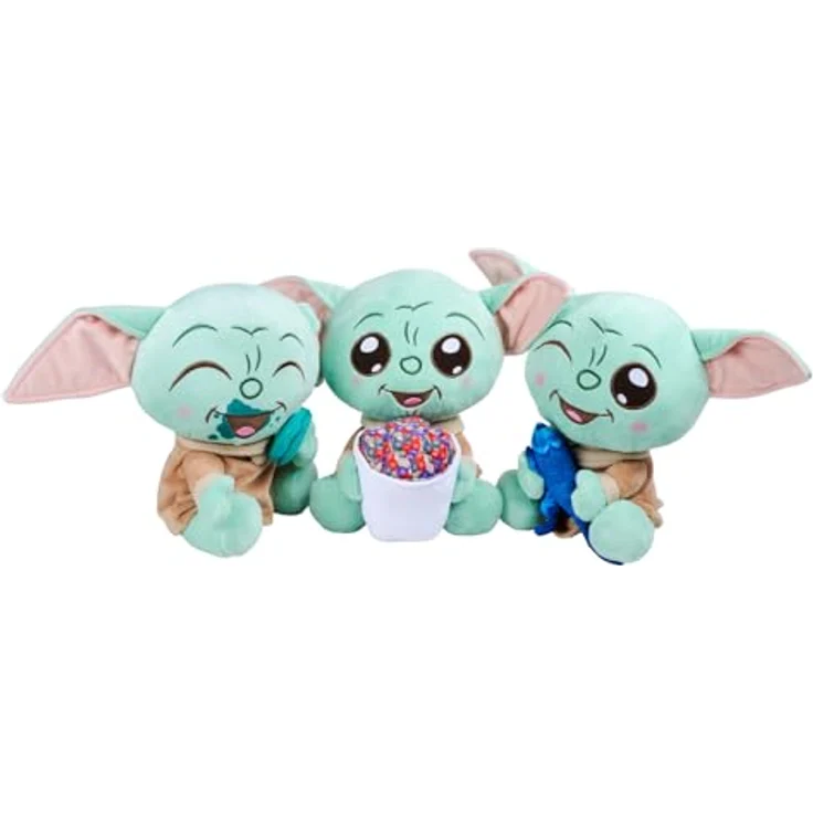 Simba Disney Star Wars The Mandalorian & Grogu mit Popcorn, 25 cm Plüschfigur mit detailreichem Design, weicher Stoff, Sammlercharakter für Kinder und Fans, ab 0 Monate – Bild 3