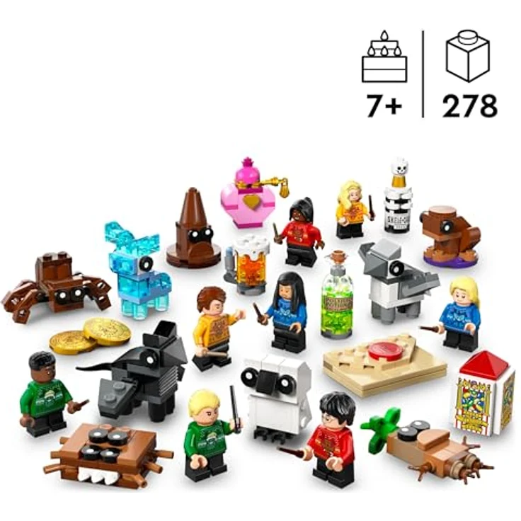LEGO 76456 Harry Potter Adventskalender, kreatives Spielzeug mit verschiedenen Modellen und Figuren für Erwachsene und Kinder ab 7 Jahren – Bild 2