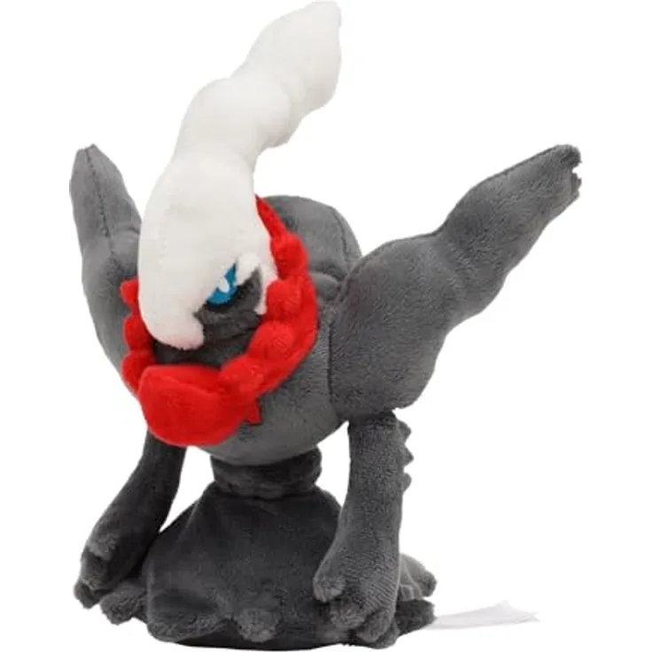 Tinisu Pokemon Darkrai Kuscheltier, 18 cm Plüschtier mit Mikroperlen, sitzt aufrecht, Teil der Sitting Cuties Kollektion