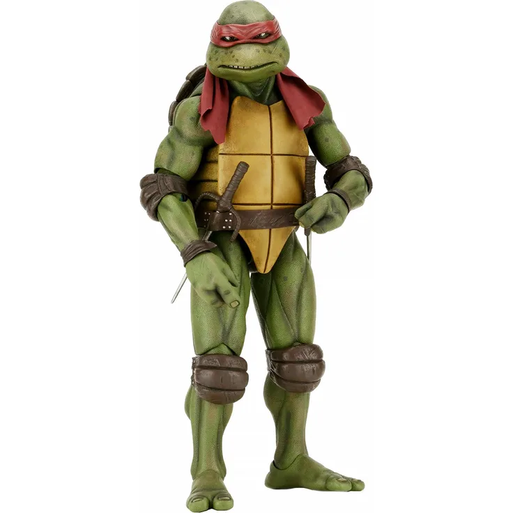 NECA Teenage Mutant Ninja Turtles Raphael Actionfigur, 42 cm im Maßstab 1/4 mit Zubehör und austauschbaren Teilen