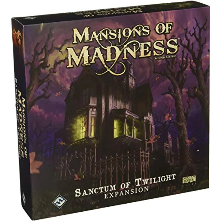 Fantasy Flight Games Mansions of Madness 2nd Edition: Sanctum of Twilight Expansion, Brettspiel für 1 bis 5 Spieler, ab 14 Jahren, 120-180 Minuten Spielzeit, Silber