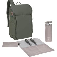 Bild für LÄSSIG Baby Wickelrucksack Slender Up Backpack olive mit Wickelunterlage