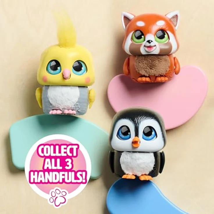 Just Play furReal Handfuls - Kakadu, interaktive Spielfigur mit über 50 Geräusch- und Bewegungsvarianten, kompakt für unterwegs, für Kinder ab 4 Jahren – Bild 6