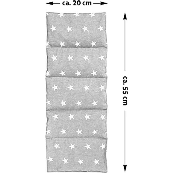 Amilian Kirschkernkissen Mikrowelle 55 x 20cm Wärmekissen Rücken Kirschkernkissen Nacken Schulter Wärmekompresse Körnerkissen Kinder Erwachsene Massagekissen Kältekissen Kirschkernkissen gross – Bild 2