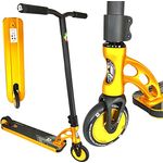 MGP Madd Gear MGO (Vx10) PRO Limited Stunt-Scooter Park Trick Tret Roller H=81cm Gold + Fantic26 Sticker, 80cm Gesamthöhe, 3,4 kg, ab 6-10 Jahren