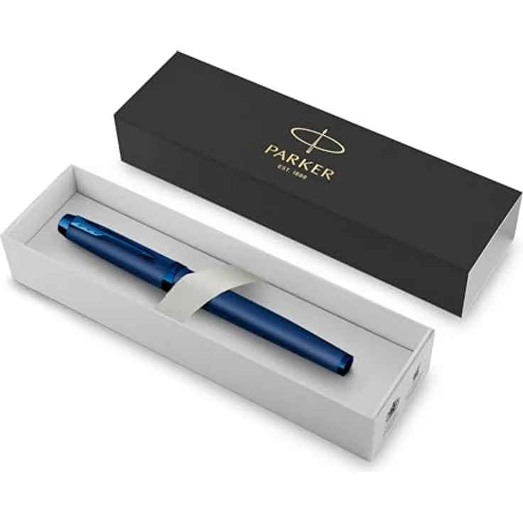 Parker Pen IM Stylus Pen, Füllfederhalter mit vollmetallischem Körper, blau, inklusive Geschenkbox – Bild 9