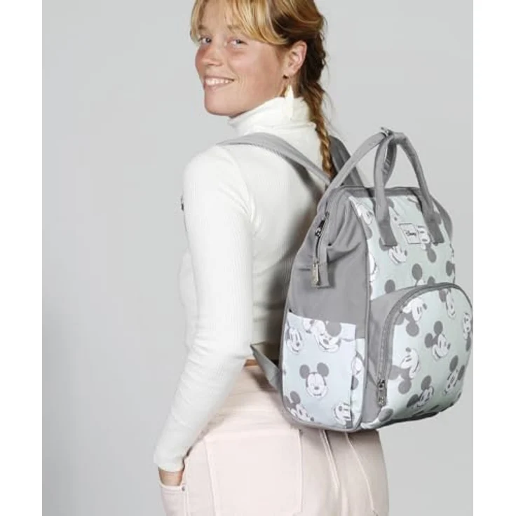 Karactermania Wickeltasche Disney Micky Maus Wickelrucksack, flüssigkeitsabweisend, mit thermischer Flaschenhalterung, ausreichend Platz für Babyutensilien – Bild 9