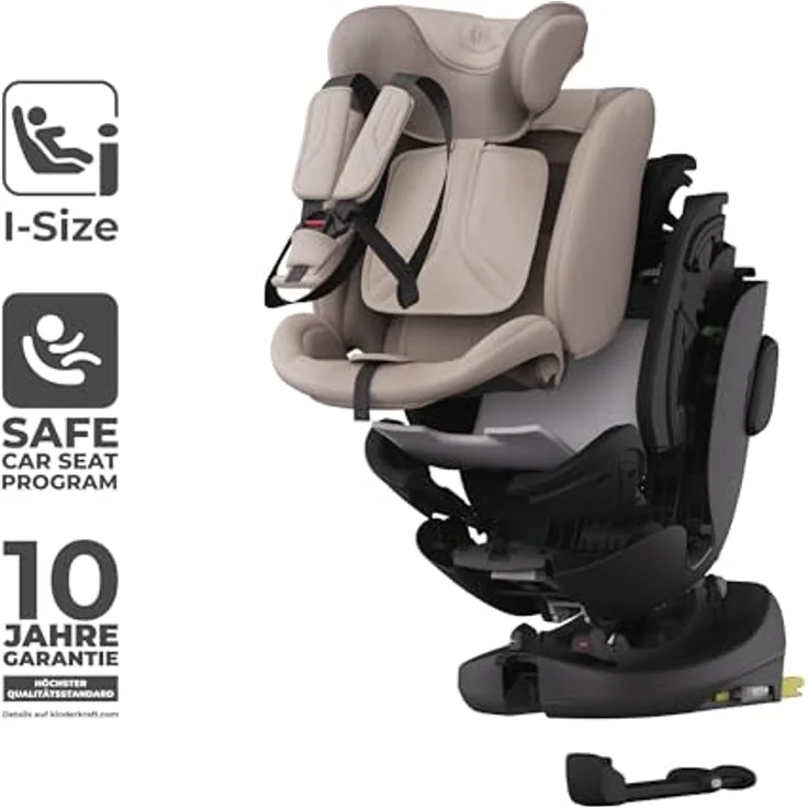 Kinderkraft Endura Safe Modular System, 3-in-1 Babyschale und Kindersitz mit Isofix Basis, i-Size konform, von Geburt bis 12 Jahre – Bild 3