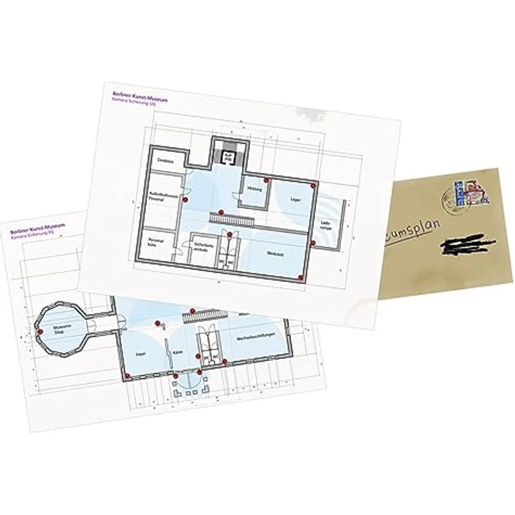 moses 90151 perfekte Plan-EIN kooperatives, Exit Game für Meisterdiebe, Escape Room 2-6 Spieler, Krimispiel ab 14 Jahre, White, Brettspiel – Bild 3