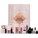 Makeup Revolution London Adventskalender Beauty 24-Produkte mit Lipgloss, Lippenmasken, Pinseln, Augenbrauengel - Tierversuchsfrei & vegan (24-tlg)