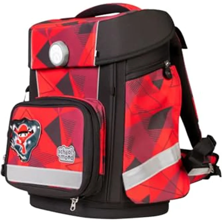 SCHOOL-MOOD® Schulranzen Champion Maxx Pro, 7-teiliges Set aus PET, 22 L, inklusive Turnbeutel und Etui – Bild 3