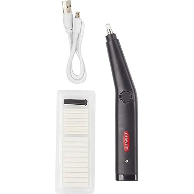Derwent USB-Wiederaufladbarer Radierer, Ideal für Präzises Radieren, Professionelle Qualität, 2305810 – Bild 2