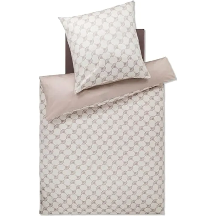 Joop! Bettwäsche Cornflower Double 4083 Light Cream - 100% Baumwolle, Made in Germany, Pflegeleicht