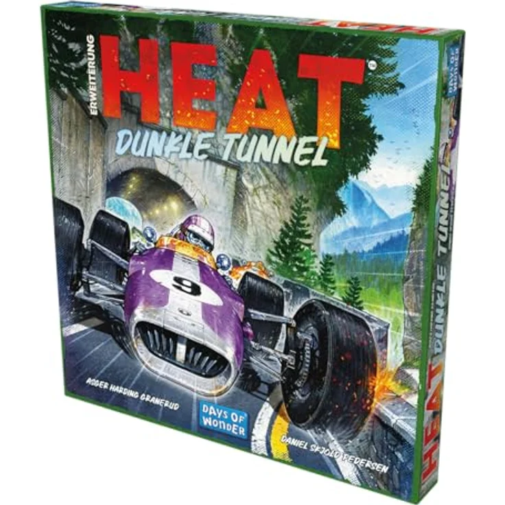 Days of Wonder Heat – Dunkle Tunnel, Erweiterung für Kennerspiel, Rennspiel für 1-7 Spieler, ab 10 Jahren, 60 Minuten Spielzeit, Deutsch – Bild 3