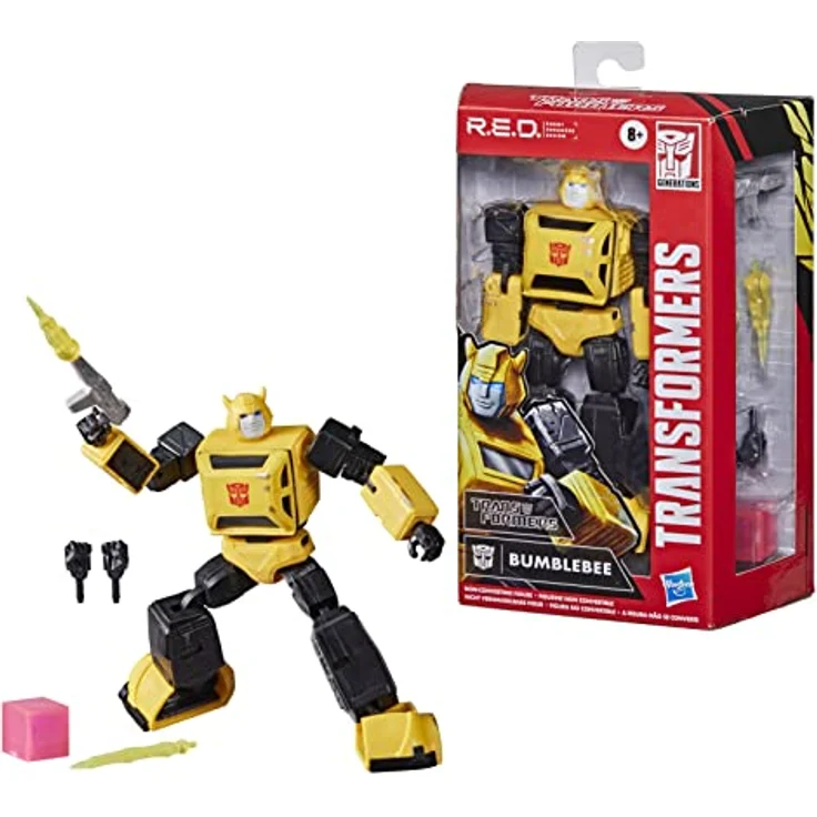 JTI GmbH Transformers, Actionfigur ROTE Hummel, voll beweglich mit Zubehörteilen, für Kinder ab 8 Jahren – Bild 2