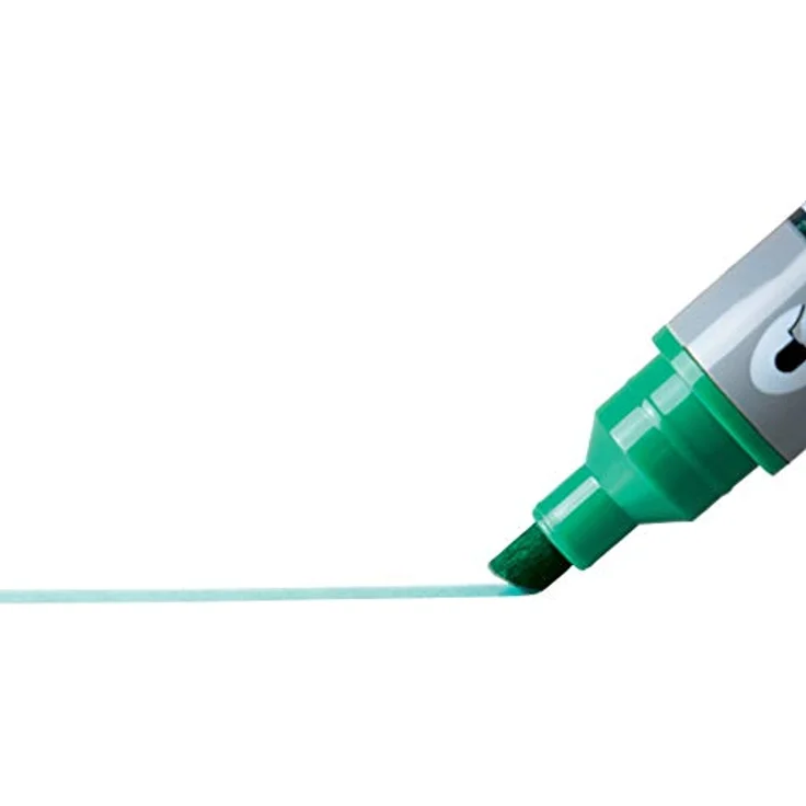 NOBO Liquid Ink Whiteboard Marker, Keilspitze, vegan, 4 mm Strichstärke, grün, VE=10 Stück – Bild 11