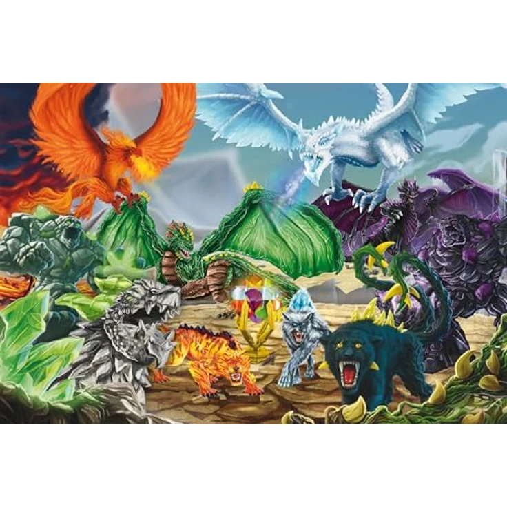 Schmidt Spiele 56565 Eldrador, Kinderpuzzle mit 100 Teilen und original Schleich Figur, geeignet für Kinder ab 6 Jahren, Puzzlemaße 36,1 x 24,3 cm – Bild 4