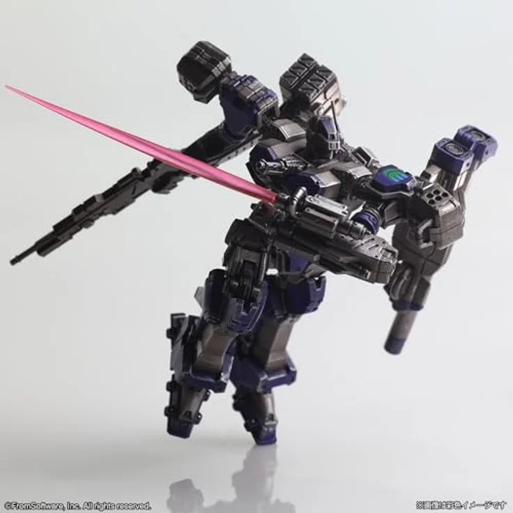 SquareEnix Armored Core Structure Arts Plastic Model Kits 4er-Pack Series 1, 4 detailreiche Mecha-Bausätze mit Artikulationspunkten und austauschbaren Teilen, 9-11 cm groß – Bild 22