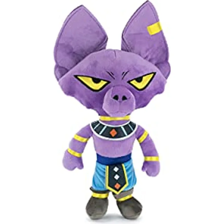 Play by Play Dragon Ball Super Plüschfigur, Beerus (23-27cm) - Super Soft Qualität