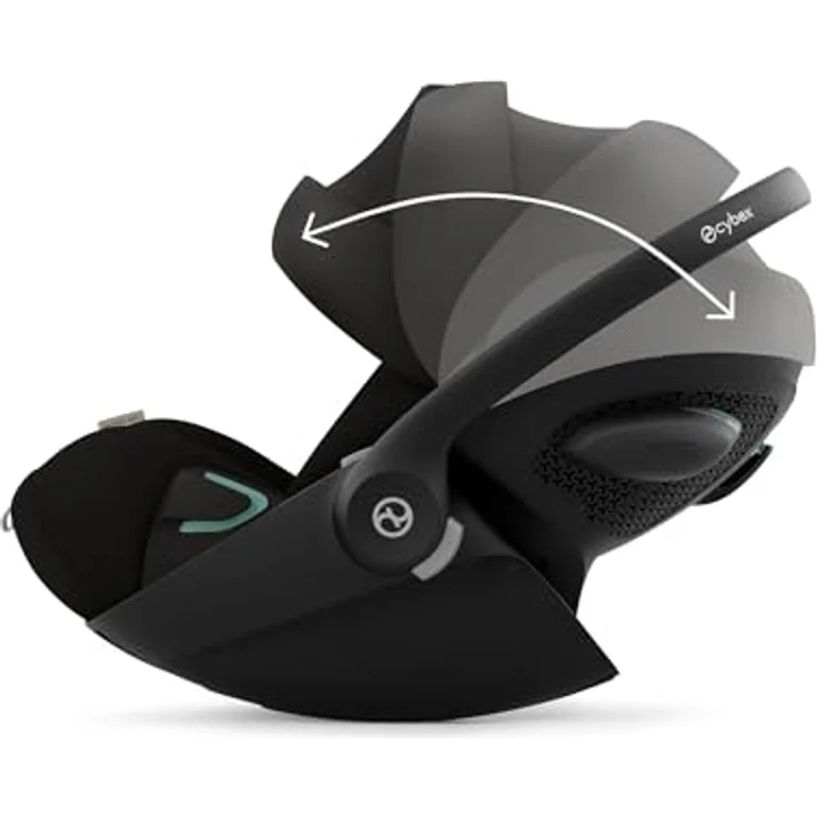 Cybex Cloud G3 i-Size Plus Babyschale, sicherer Transport für 0-13 kg, Moon Black – Bild 9