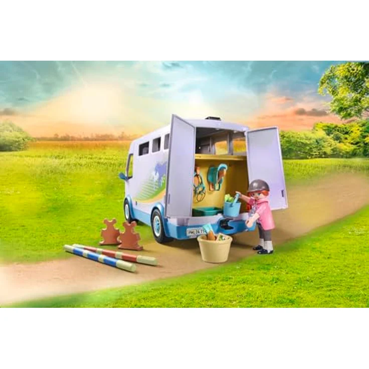 Playmobil® Konstruktions-Spielset Mobile Reitschule (71493), Horses of Waterfall, (109 St), Made in Europe - Preisvergleich – Bild 6
