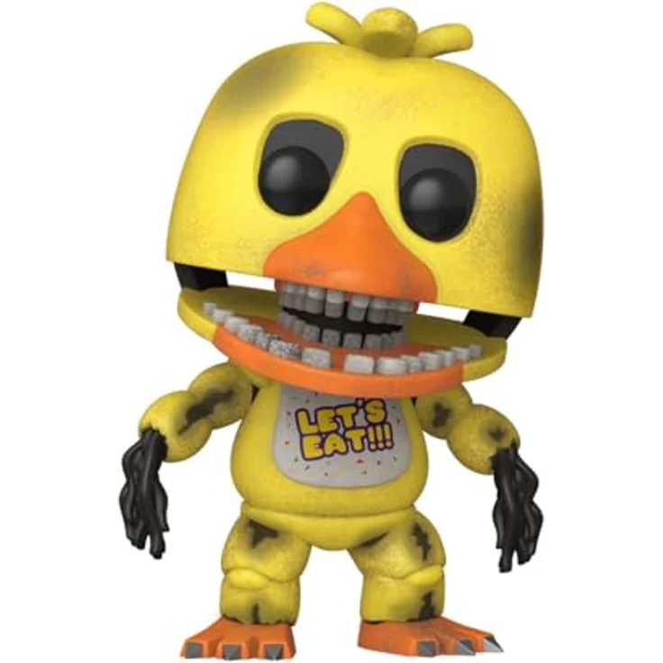 Funko POP! Games: Five Night's at Freddy's (FNAF) - Withered Chica - Sammelbare Vinylfigur, 9,5 cm hoch, offizielles Merchandise für Kinder & Erwachsene - ideales Geschenk für Fans und Sammler – Bild 4