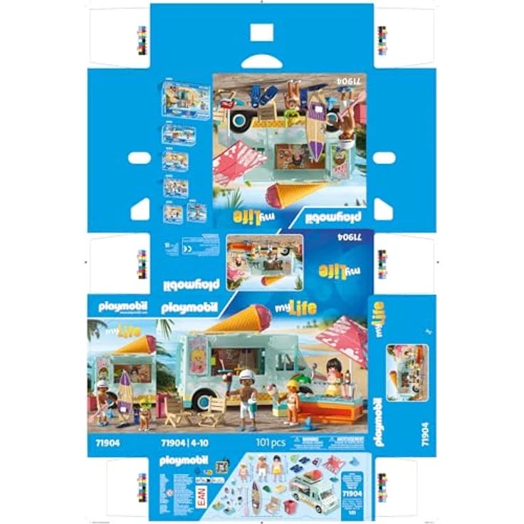 PLAYMOBIL Ice Cream Truck mit Surfshop, Spielzeug-Set für kreatives Spielen, ideal für Kinder ab 3 Jahren – Bild 8