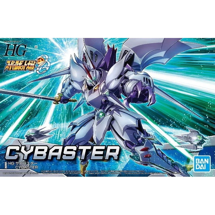 Bandai Hg Super Robot Wars – Cybaster, Figurenbausatz mit hoher Bewegungsfreiheit und Zubehörset