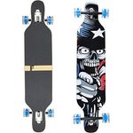 FunTomia Flex3 bis 68kg - Camber Longboard (Amerika LED - Ahornholz)