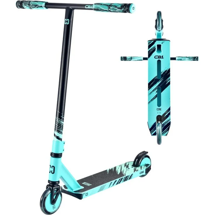 Core Action Sports Stuntscooter CORE CB1, Park-tauglicher Stunt-Scooter mit 79 cm Höhe, schwarz/türkis