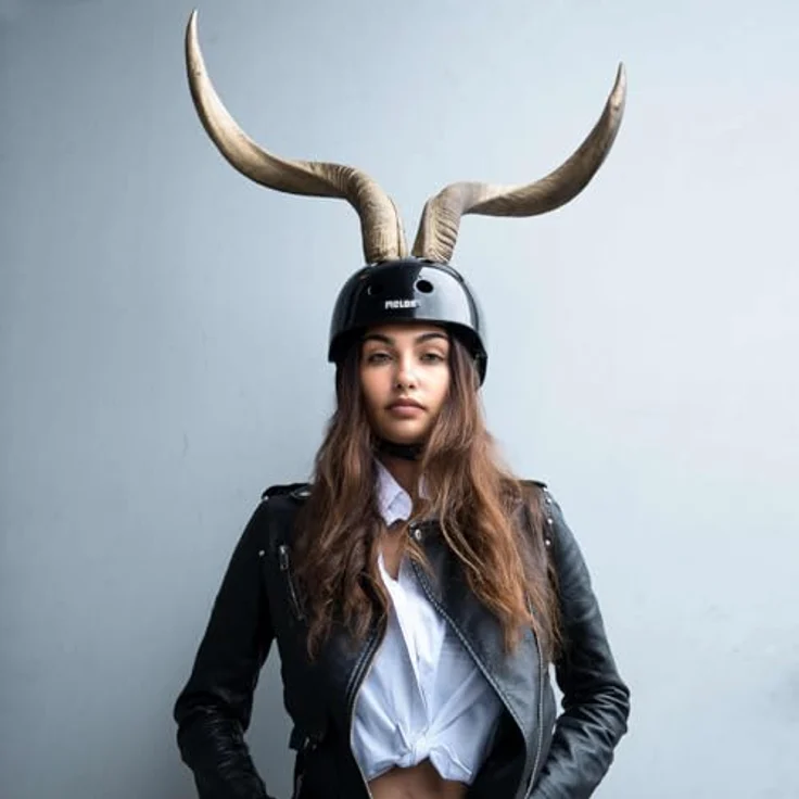 Melon Fahrradhelm »Closed Eyes« für Damen, Herren und Kinder | Leichter & sicherer urbaner Cityhelm mit Magnetverschluss, individuell anpassbar in schwarz | Größe M-L (52-58 cm) – Bild 2