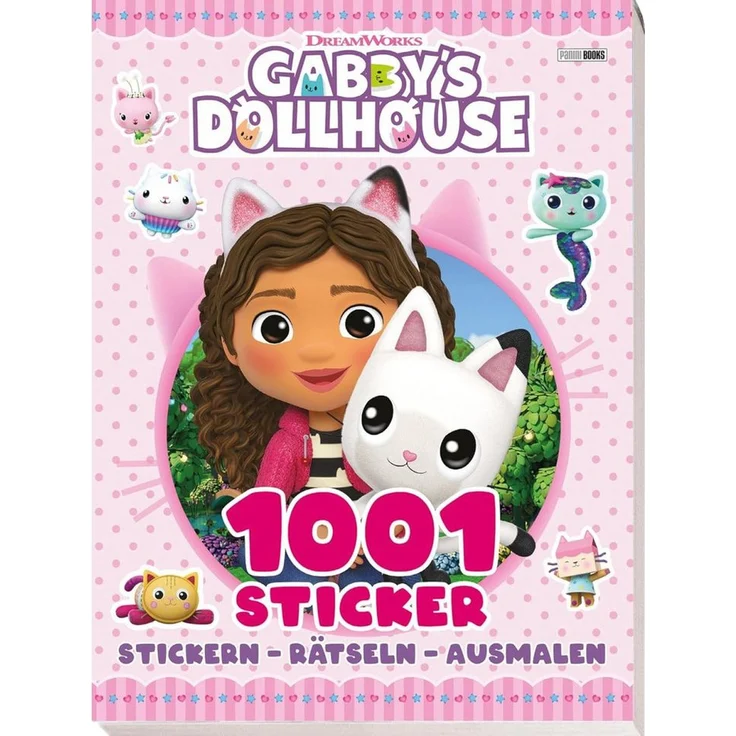 Panini Sticker Gabby's Dollhouse - 1001 Sticker - Stickern-Rätseln-Ausmalen – Bild 1