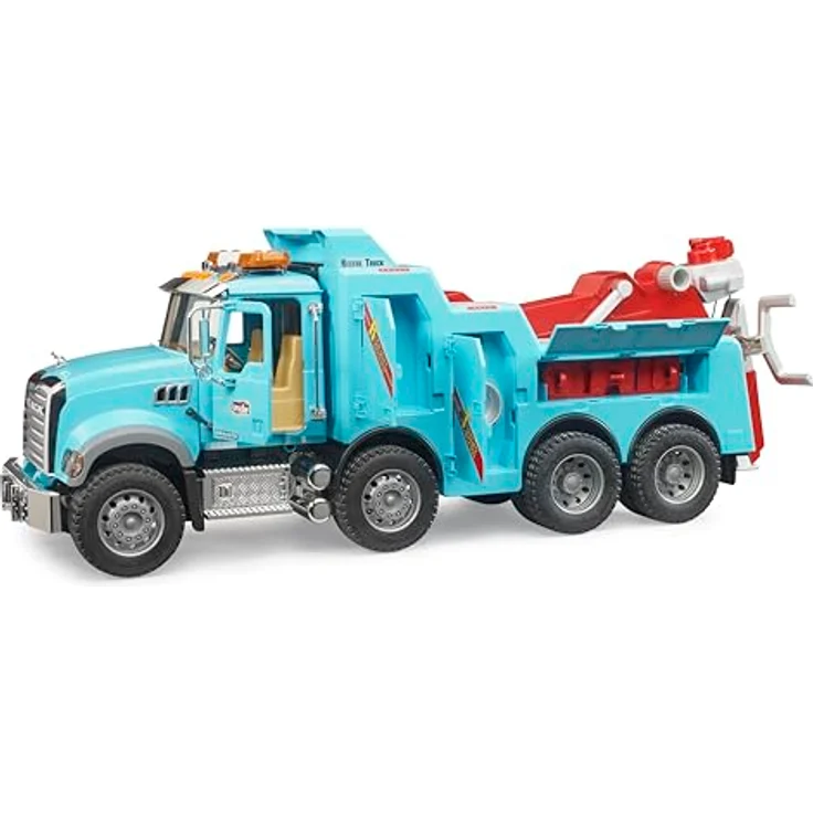 bruder MACK Granite Abschlepp-LKW, 63 cm mit Light & Sound Modul, realistische Ausstattung und robuster Kunststoff – Bild 2