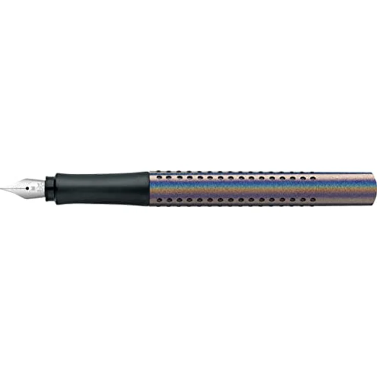 Faber-Castell 140842 - Füller Grip Edition Glam, Federbreite M, silver, 1 Stück – Bild 4