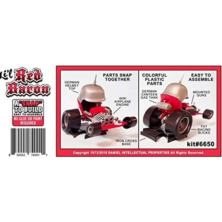 Atlantis 566650 1/32 Li'l Red Baron Tom Daniel, Snap Kit Modellbausatz, verschieden – Bild 3